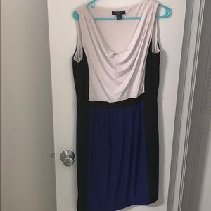 Ralph Lauren Black, White, and Blue Dress